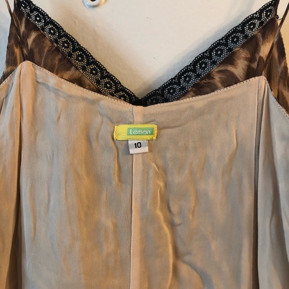 Lemon sz 10 leopard slip dress - Picture 6 of 8